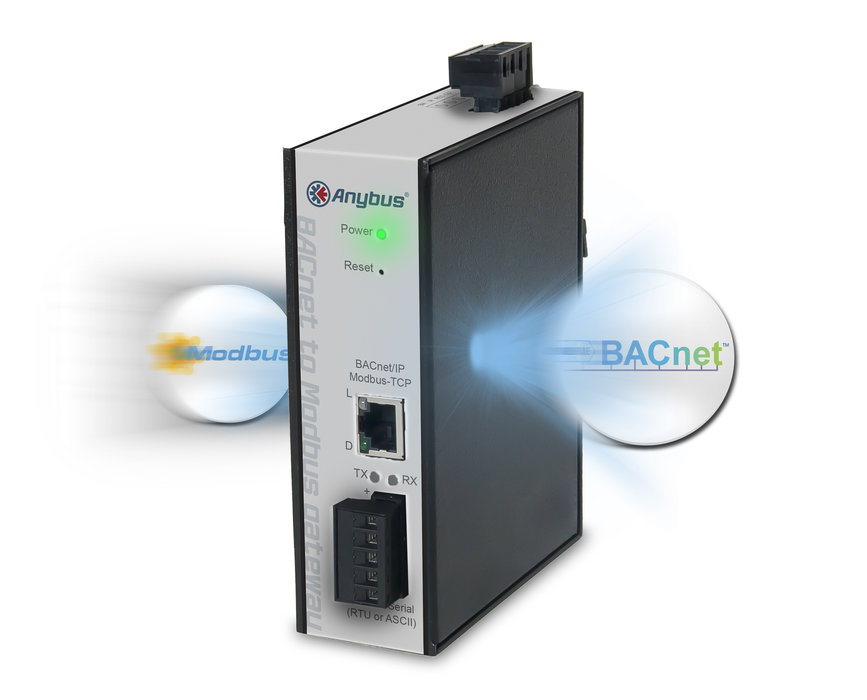 Modbus 장치를 BACnet과 연결시켜 주는 새로운 Anybus 게이트웨이